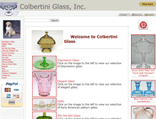 Tablet Screenshot of colbertiniglass.com